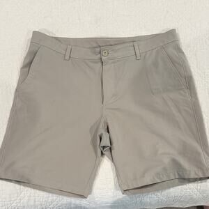 Under Armour Men's Light Gray Flat Front Shorts